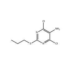 5-Amino-4,6-dichloro-2-(propylthio)pyrimidine, 97%,25gm