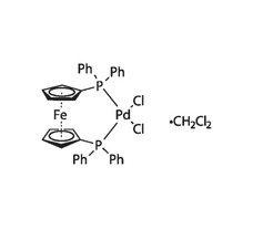 [1,1'-Bis(diphenylphosphino)ferrocene]dichloropalladium(II), complex with DCM,25gm