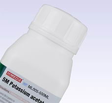 5M Potassium acetate, pH 7.5-9.0