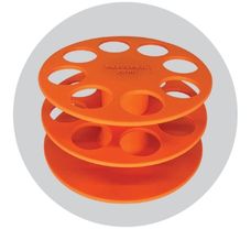 50ml Circular Tube Racks (Pack of 2, Orange)