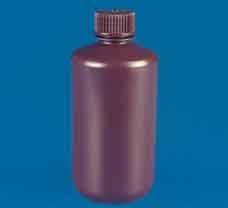 Amber Narrow Mouth Bottle, Material: HDPE8 ml