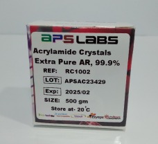 Acrylamide Crystals Extra Pure AR, 99.9%, 500g