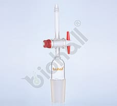 Adapter Cone with Glass Stopper / PTFE 19/26