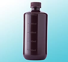 Amber Narrow Mouth Bottle Graduated, HDPE, Capacity, 4ml
