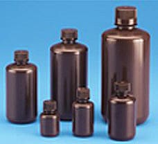 Amber Narrow Mouth Bottle, Material: HDPE15 ml