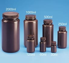 Amber Wide Mouth Bottle, Material: HDPE500 ml