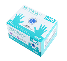 Ansell Micro Touch Nitrile N50 Multipurpose Examination Gloves - Large