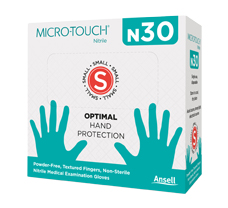 Ansell Micro Touch Nitrile N30 Multipurpose Examination Gloves - Small