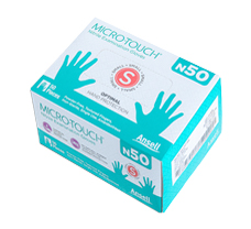 Ansell Micro Touch Nitrile N50 Multipurpose Examination Gloves - Small
