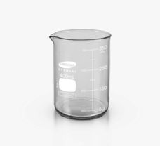Beaker, Low form with spout 400 ML, Diameter 80 mm, Height 110 mm