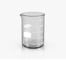 Beaker, Low form with spout 600 ML, Diameter 90 mm, Height 125 mm