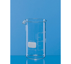 Beaker, tall form, Boro 3.3, 600 ml, with graduation and spout