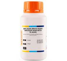 BHI AGAR (BRAIN HEART INFUSION AGAR WITH 1% AGAR), 500 gm
