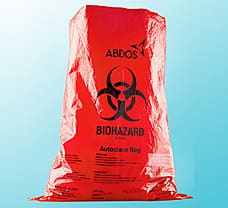 Biohazard Disposable Bags, PP , 18 x 22 inch