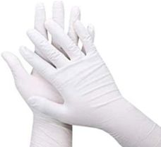 Bluekites Latex Powdered Surgical Gloves, Size: 8
