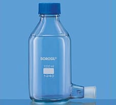 Bottles, Aspirator, with GL-45 Cap and socket, 1000 ml-1240029