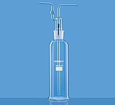 Bottles, Gas Washing (Dreschel), Complete with Interchangeable Stopper, 125 ml-1760017