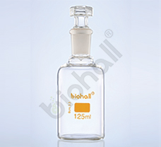 Bottles, Reagent Clear Narrow Neck with Head Stopper, 1000ml