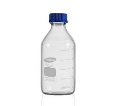Bottles, Reagent Clear Screw Cap ,Capacity : 50 ml ,Diameter: 46 mm ,Height : 87 mm