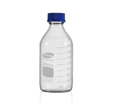 Bottles, Reagent Clear Screw Cap ,Capacity : 2000 ml ,Diameter: 136 mm ,Height : 260 mm