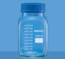 Bottles Reagent, Square with DIN Thread, Graduated, 1000 ml-1506029