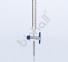 Burettes with PTFE Stopcock in Clear Glass, Class AS, 100ml