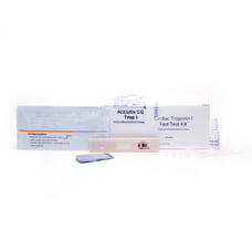 Cardiac Troponin I Kit (cTnl) 10 Tests, AccuDX CQ Troponin 1 Test Card