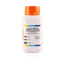 C.L.E.D. AGAR W/ ANDRADE INDICATOR (CYSTINE LACTOSE ELECTROLYTE DEFICIENT AGAR), 500 gm