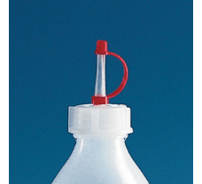 Closure with dropper nozzle, PE-LD, for bottles with thread, GL 14