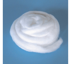 Cotton roving for pipettes, 100% cotton wool, degreased, light weight, approx. 13g/ 10m
