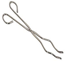 Crucible tong with bow stainless steel, 12 inches-LACT8888012