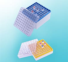 Cryo Box, PC, for 1 - 2 ml vial, 5X5 array, Assorted