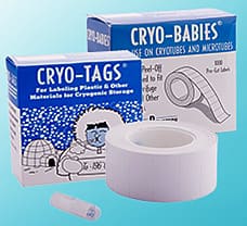 Cryo- Tags, 1.50 inches x 0.75 inches
