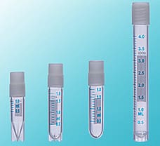 Cryo Vial Internal Threaded Sterile with Silicone Seal, PP (-196 C), 1.8 ml, star foot