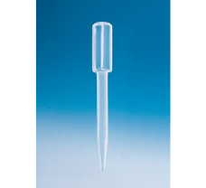 Dropping pipette with bellows, PE-LD, 5 ml, length 194 mm, graduated ml: 0.5; 1; 2; 3; 4; 5