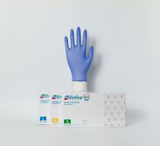 Enliva Urban Shield Food Grade Nitrile Gloves (Dodger Blue Color/ Powder Free / Box of 100 pcs) Size- L