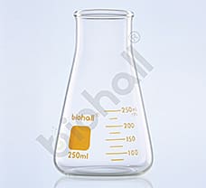 Flask, Conical (Erlenmeyer), Wide mouth, ISO, 100ml