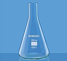 Flasks, Erlenmeyer, Conical, Long Neck without Rim, 250 ml-4981021