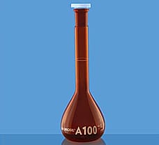Flasks, Volumetric, w/  Stopper, Class A, Amber w/ NABL Certificate, 10 ml-5648006