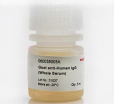 Goat anti-human IgG (whole serum), 5 ml