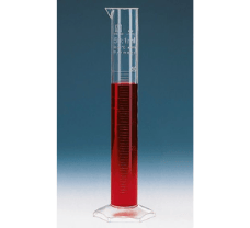 Graduated cylinder, tall form, 2000 ml:20 ml PP, embossed scale