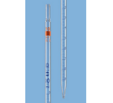 Graduated pipette, BLAUBRAND, AS, DE-M, type 3, 1:0.01 ml, total delivery, cotton plug upper end