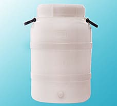 Heavy Duty Wide Mouth Carboy with Stopcock, HDPE, Capacity, lt-30 LTS