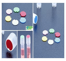 Inserts for cryo tubes / 6 colours assorted