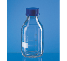 Laboratory bottle, Boro 3.3, 10000 ml, graduated, GL 45, screw cap (PP)