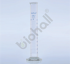 Measuring Cylinder Round Base Class B , 25 ml Lot Certified