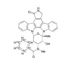 O-Desmethyl Midostaurin-13C6, 0.25mg