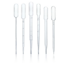 Pasteur pipette, PE-LD, 2 ml, withdraw volume with ball 5.9 ml