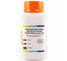 PSEUDOMONAS AGAR FOR DETECTION OF PYOCYANIN, 500 gm
