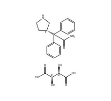 (S)-,-Diphenyl-3-pyrrolidineacetamide L-Tartrate, 1g